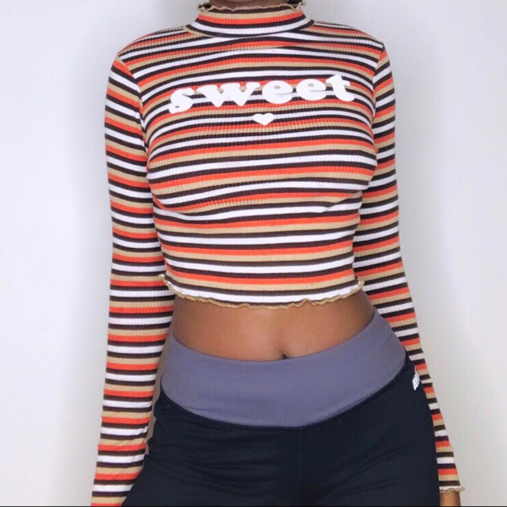 Mock neck long sleeve